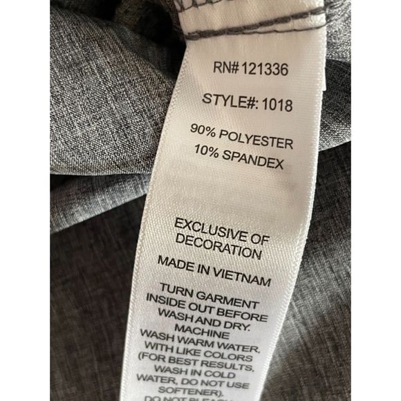 KOI Basics Andi Scrub Top Heather Gray Plus Size 3X New with tag D147 - Picture 6 of 13